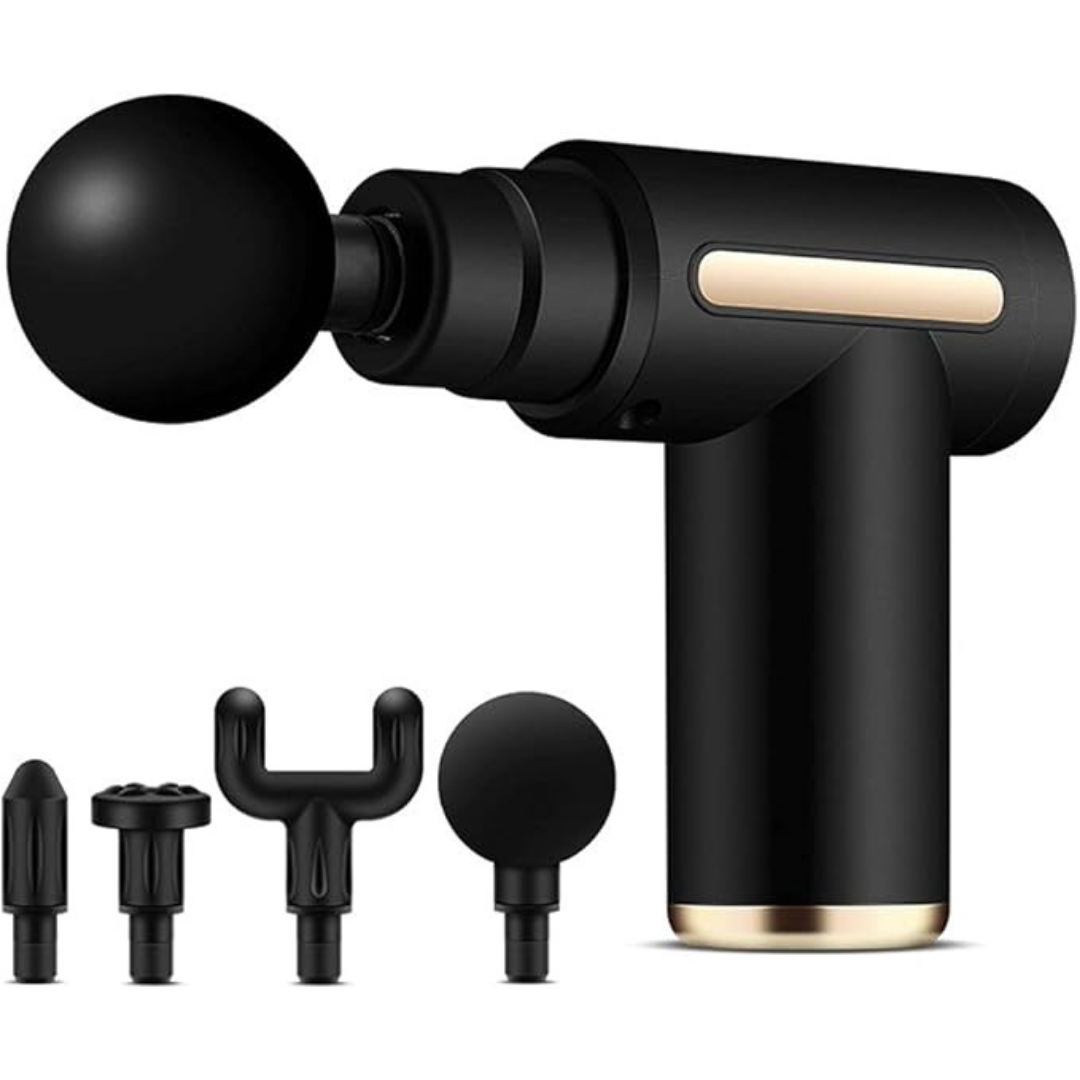 Ultra električni masažer sa 4 nastavka i 6 brzina i ulazom za punjenje tip C