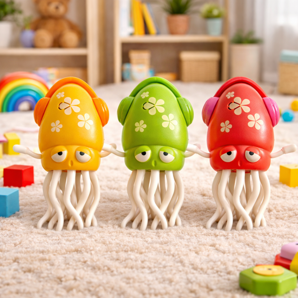 Razigrani 3u1 DJ Oktopod koji svetli, igra i peva