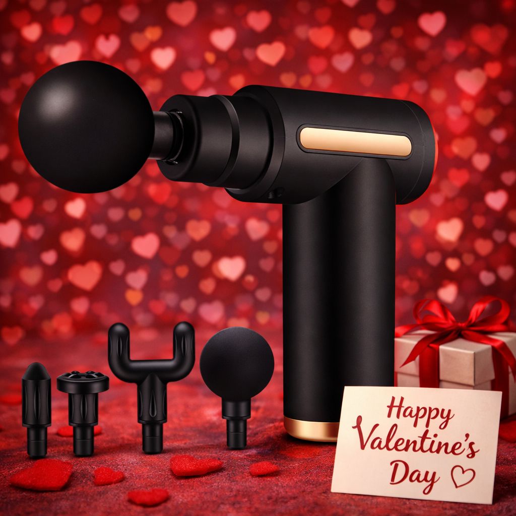 Ultra električni masažer sa 4 nastavka i 6 brzina